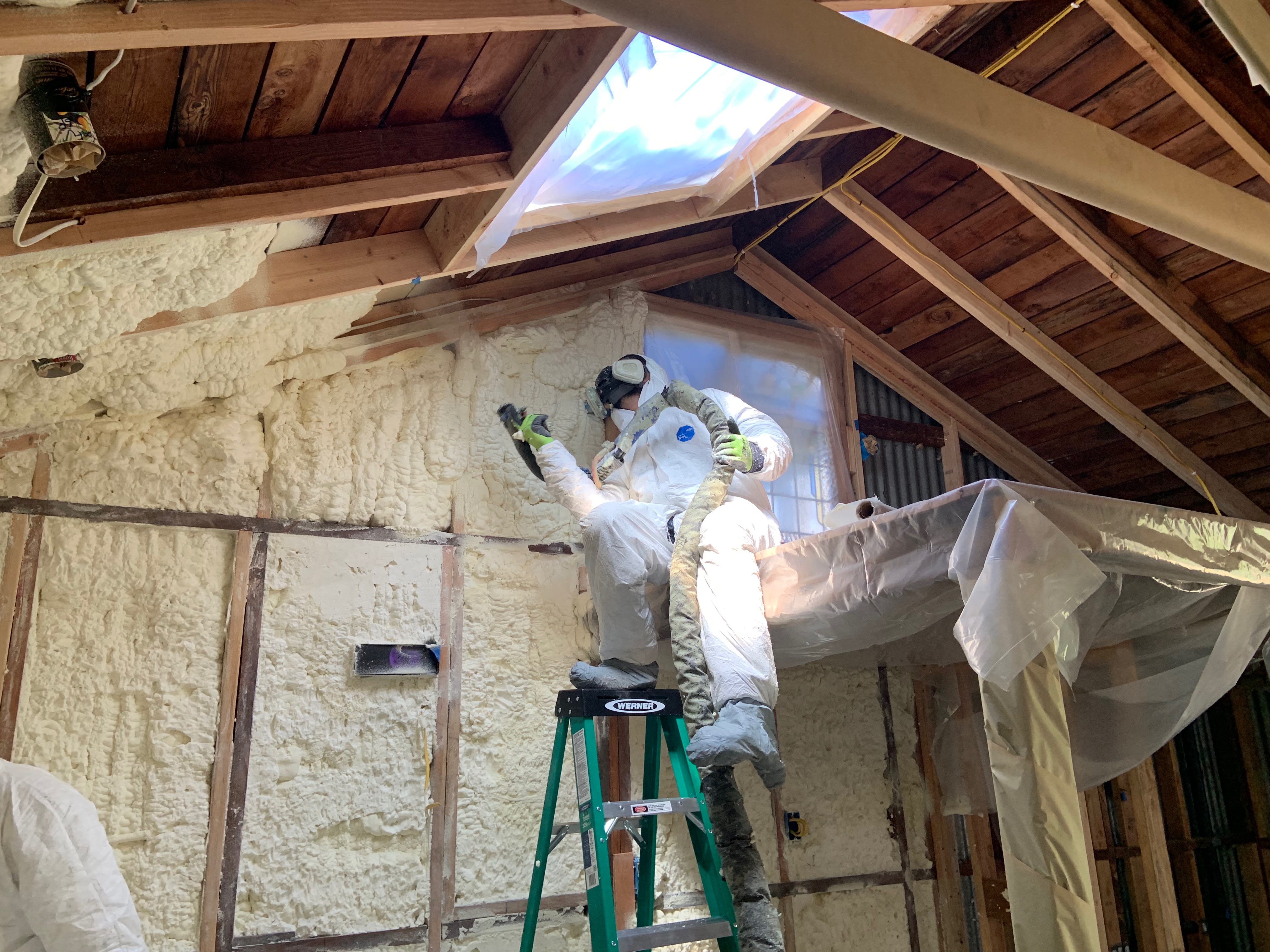 Spray-Foam Insulation (Closed Cell and Open Cell)
